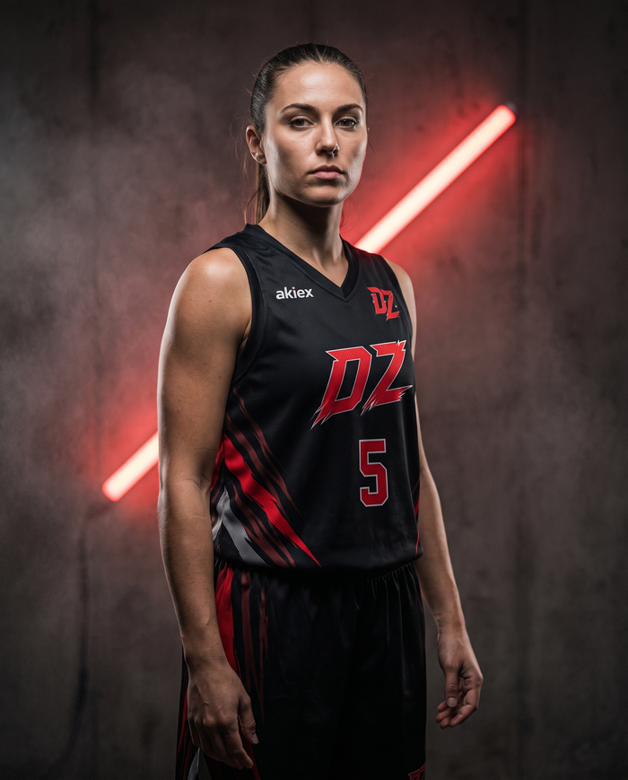 Maillot Basket DZ — Noir